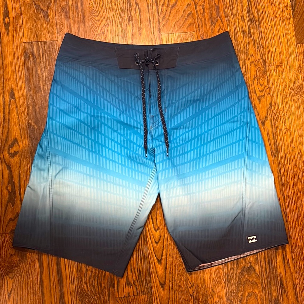 Men's Blue Gradient Swim Shorts
